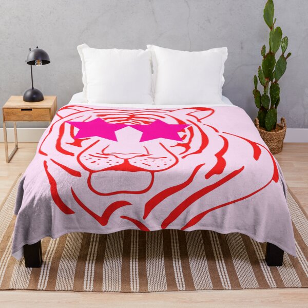 Item preview, Preppy star eyed pink tiger designed and sold by SUUSCK ★.