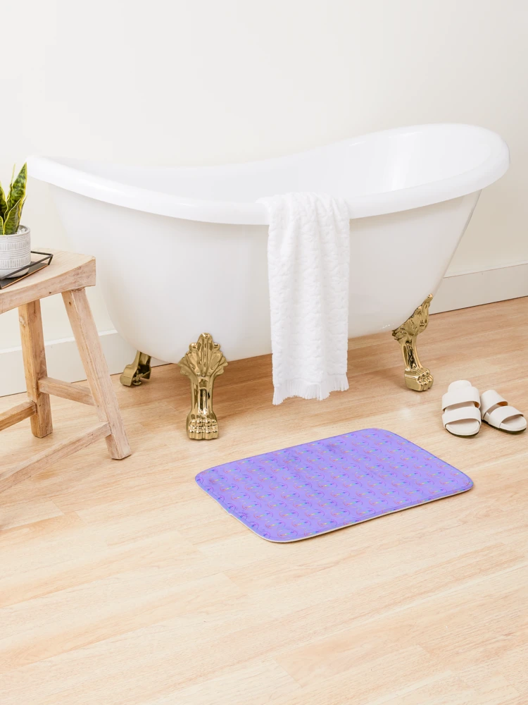 Thumbnail 2 of 6, Bath Mat, Samadhi designed and sold by InfinitePathArt.