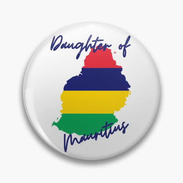 Item preview, Daughter of Mauritius Map Flag designed and sold by NovawayDirect.