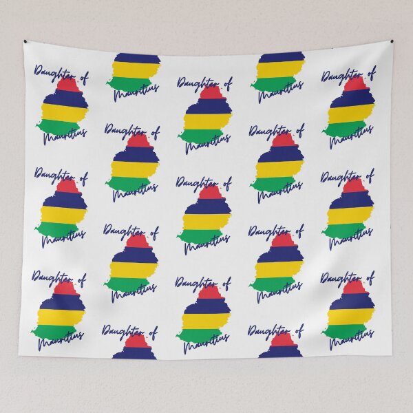 Item preview, Daughter of Mauritius Map Flag designed and sold by NovawayDirect.