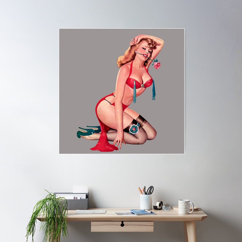 Pornographic women illustration