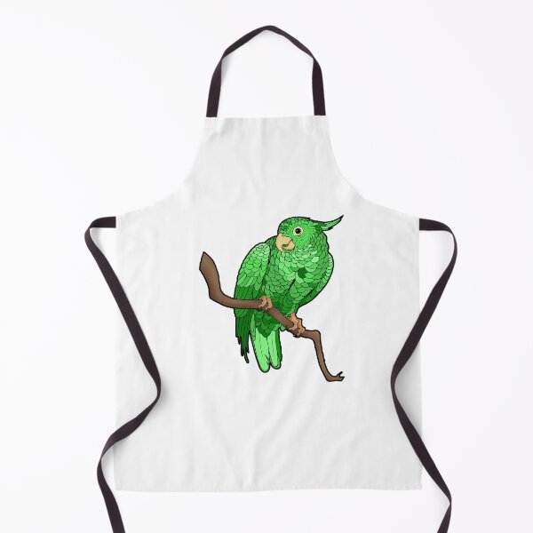 Item preview, Poop on your enemies 5- Mischievous Green Parrot glass designed and sold by Midnightviera.