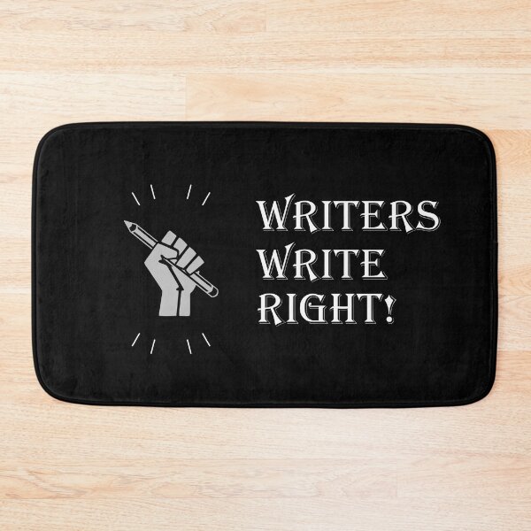 Item preview, Writers Write Right with white text - for Writers designed and sold by Mindful-Designs.
