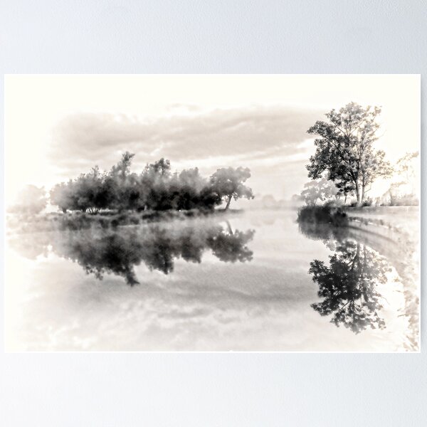 Item preview, #305 A Misty River Soar at the Village of Sutton Bonington designed and sold by phutball.