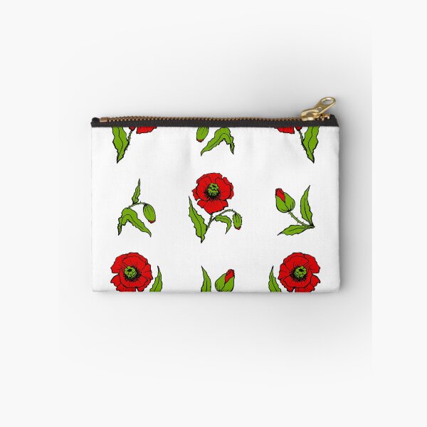 Item preview, Red poppy pattern designed and sold by gsm-print772.