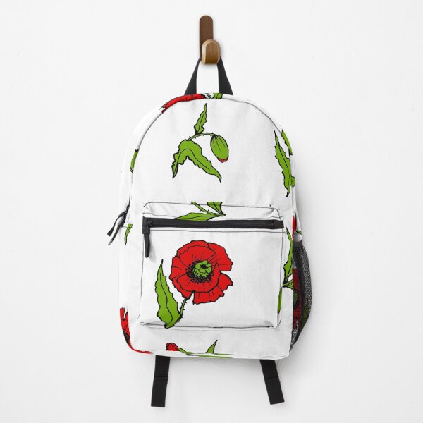 Item preview, Red poppy pattern designed and sold by gsm-print772.