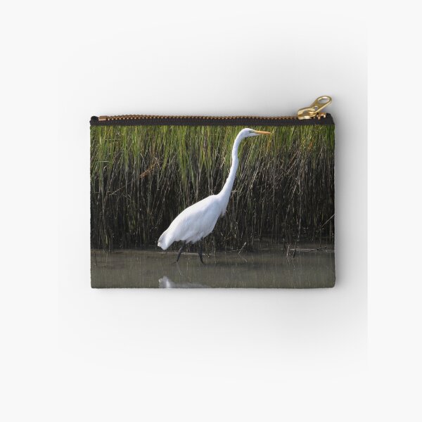 Item preview, Great Egret stalking fish designed and sold by WhiteCatPhoto.