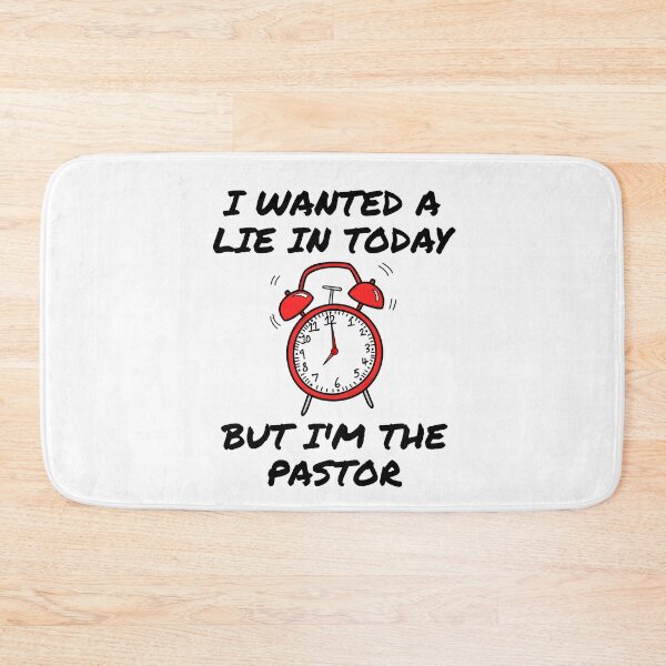 Item preview, I Wanted A Lie In But I'm The Pastor Funny Church designed and sold by doodlerob.
