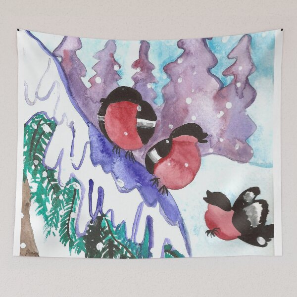 Item preview, Winter Christmas Birds  designed and sold by Niina  Niskanen.