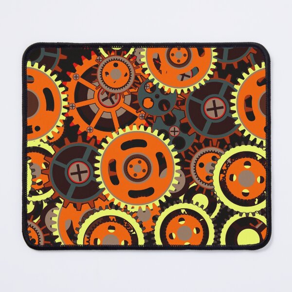 Item preview, Steampunk Gears Vintage Look Antique Cogs Wheels Industrial Design designed and sold by Draculaura2009.