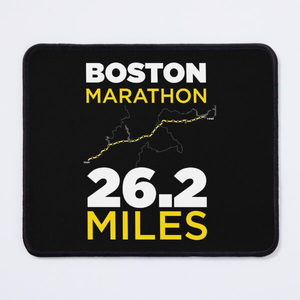 Item preview, Boston Marathon route art designed and sold by Kousins.