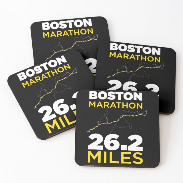 Item preview, Boston Marathon route art designed and sold by Kousins.