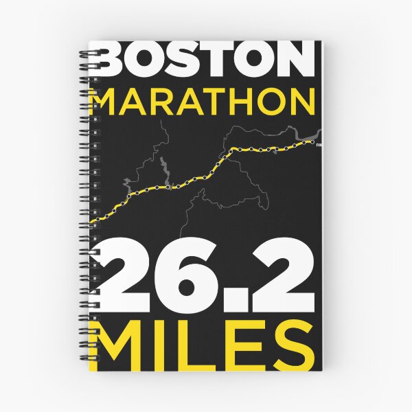 Item preview, Boston Marathon route art designed and sold by Kousins.