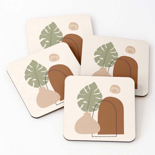 Item preview,  Minimal Modern  Abstract Shapes  terraccota  Warm Tones  Design designed and sold by zedonee.