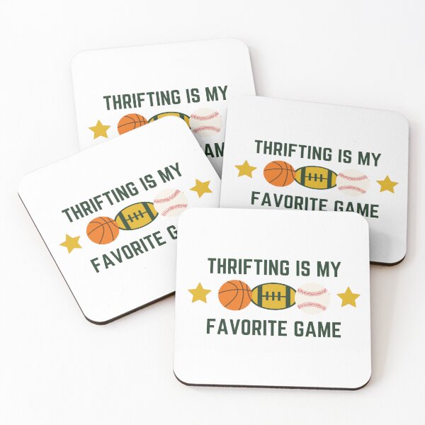 Item preview, Thrifting is my favorite game4 sorts funny reseller, thrifter, thrfitingaddict tshirt, sticker, hat, mug gift designed and sold by Paintingladycat.