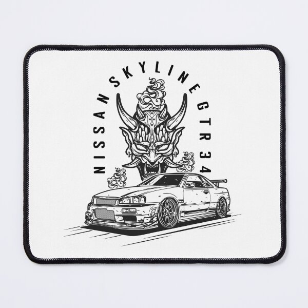 Item preview, Nissan Skyline GTR-34 Cartoon designed and sold by TrilogyMerch.