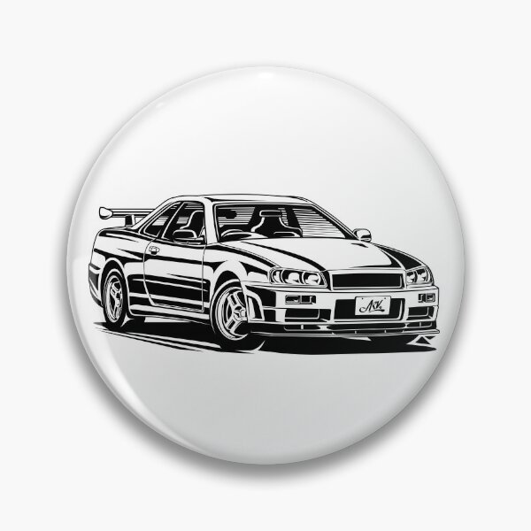 Item preview, EUROBEAT INTENSIFIES - SKYLINE GTR R34 full-body version designed and sold by ARVwerks.