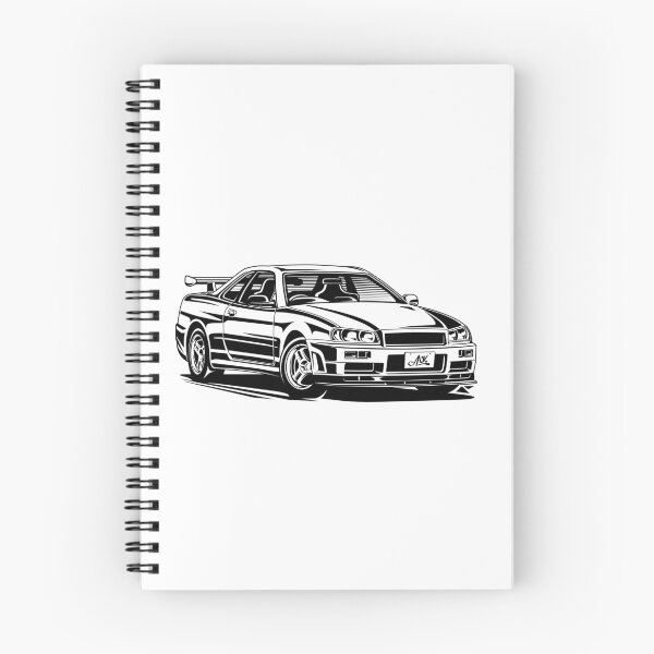 Item preview, EUROBEAT INTENSIFIES - SKYLINE GTR R34 full-body version designed and sold by ARVwerks.