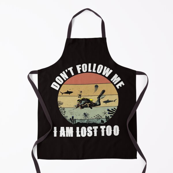 Item preview, Follow me i'm lost to - Funny Scuba Diving gift idea for freediviers - spearfishing -snorkeling lovers designed and sold by Live Today.