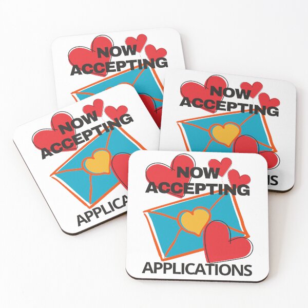 Item preview, Now Accepting Valentine Applications, Funny Valentines designed and sold by Coralgb.