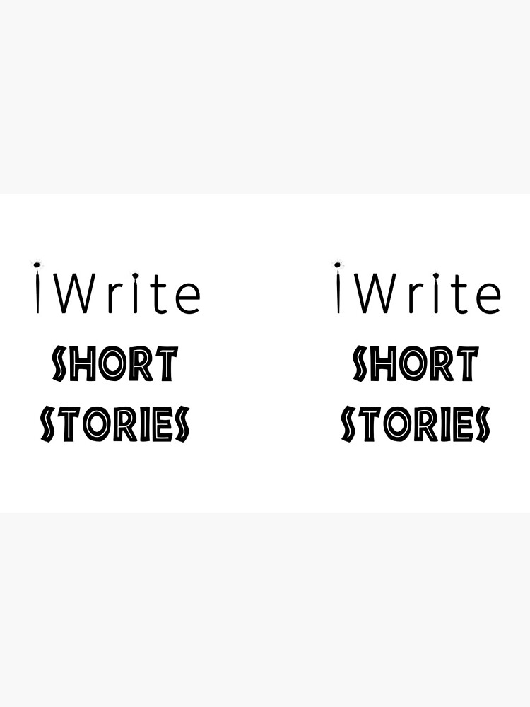 Thumbnail 6 of 6, Coffee Mug, iWrite Short Stories in white text - for Writers designed and sold by Mindful-Designs.