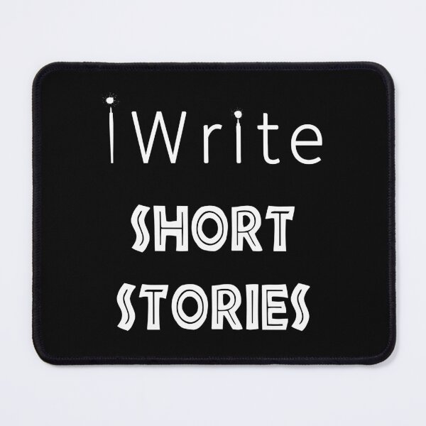 Item preview, iWrite Short Stories in white text - for Writers designed and sold by Mindful-Designs.