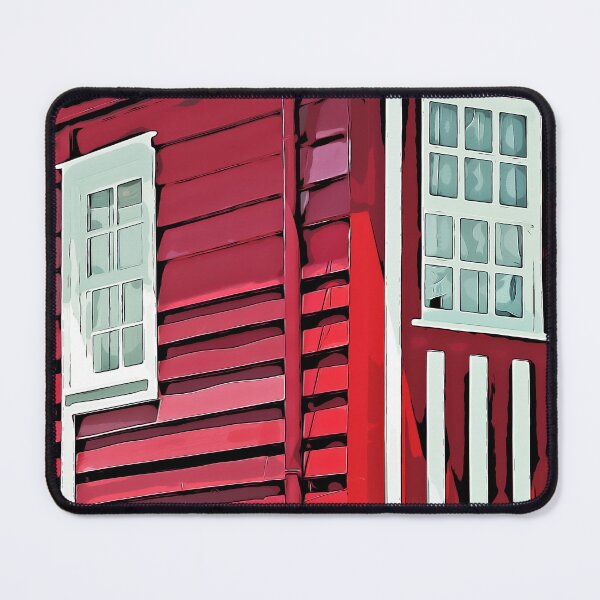 Item preview, Striped Red Building Illustration designed and sold by SofiaAlves.
