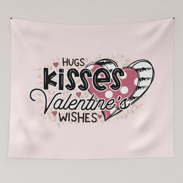 Item preview, Hugs kisses Valentine's wishes designed and sold by BeilMaro.