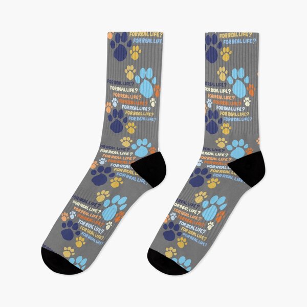 Item preview, For Real Life Blue Heeler Paw Prints designed and sold by LawsonFabrics.