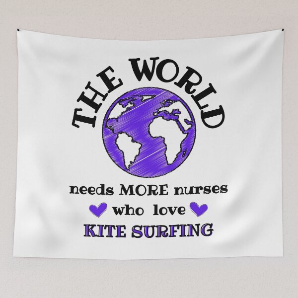 Item preview, The world needs more nurses who love kite surfing designed and sold by TheGreenGoat.