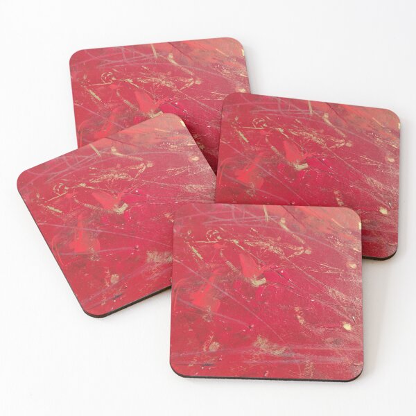 Item preview, Red oil painting texture designed and sold by SSymo.