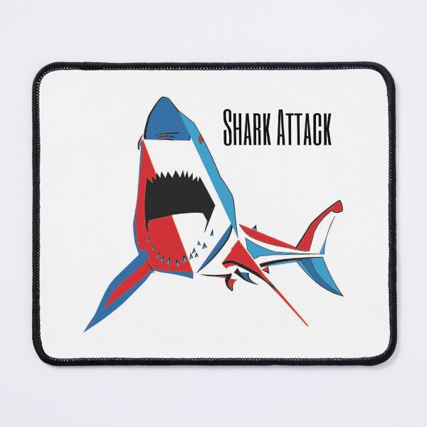 Item preview, shark attack designed and sold by SerafinDesign.