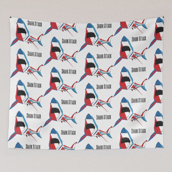 Item preview, shark attack designed and sold by SerafinDesign.