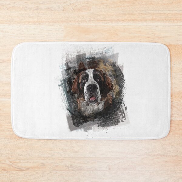 Item preview, Saint Bernard Dog Portrait  designed and sold by ranker666.
