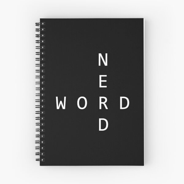 Item preview, Word Nerd in white text - for Writers designed and sold by Mindful-Designs.
