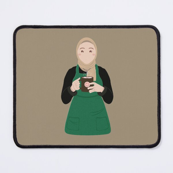 Artikelvorschau, Hijabi-Kaffee-Barista entworfen und verkauft von HijabaeDesigns.