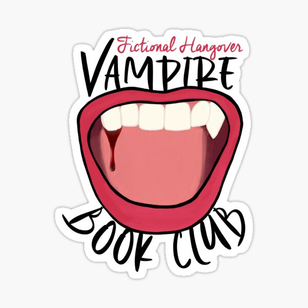 Vampire Book Club Sticker