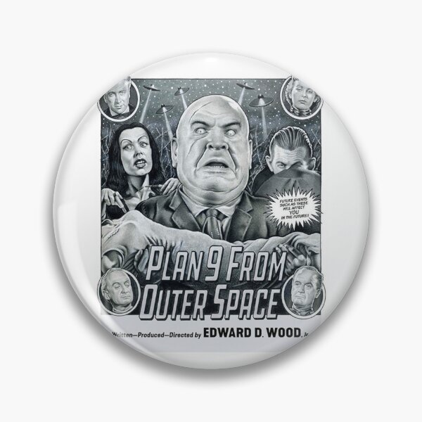 Item preview, Plan 9 from Outer Space by Ed Wood Movie Poster designed and sold by PeacefulRiver.