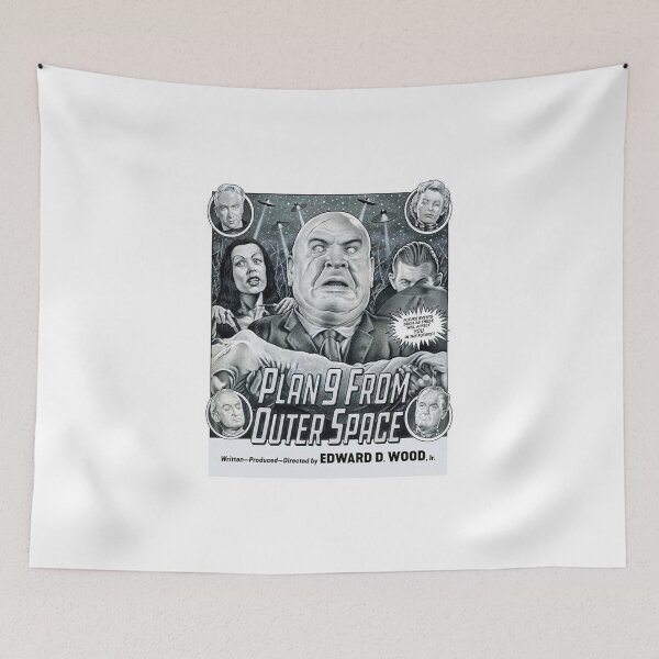 Item preview, Plan 9 from Outer Space by Ed Wood Movie Poster designed and sold by PeacefulRiver.