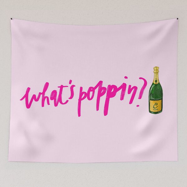 Item preview, what's poppin alc bottle preppy designed and sold by SUUSCK ★.
