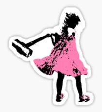 Hammer Girl Sticker
