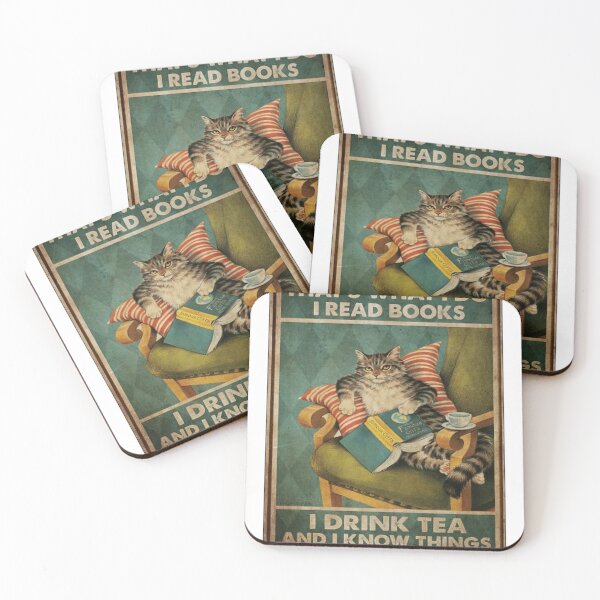 Item preview, That's What I Do I Read Books i drink tea and i know things cat lover gifts  designed and sold by selimane.