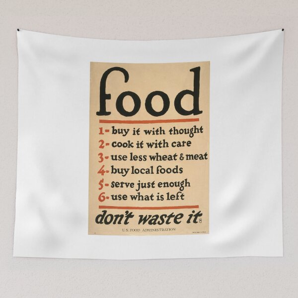 Item preview, Food - Dont Waste It designed and sold by vintagerepros.