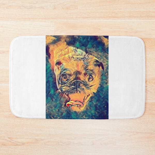 Item preview, A colourful Pug artwork design - Pug artwork. Prints, Art, Design designed and sold by Doggymadness.