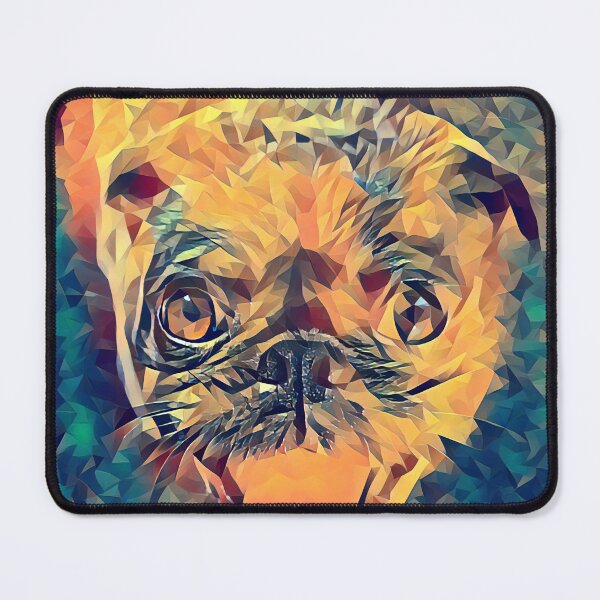 Item preview, A colourful Pug artwork design - Pug artwork. Prints, Art, Design designed and sold by Doggymadness.