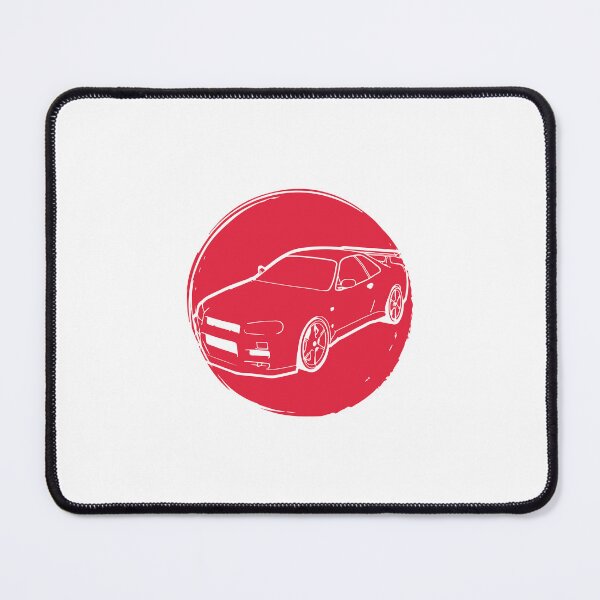 Item preview,  Red Sun Nissan Skyline GT-R JDM Drift tokyo petrol head japan nippon car badge designed and sold by angelpardo.