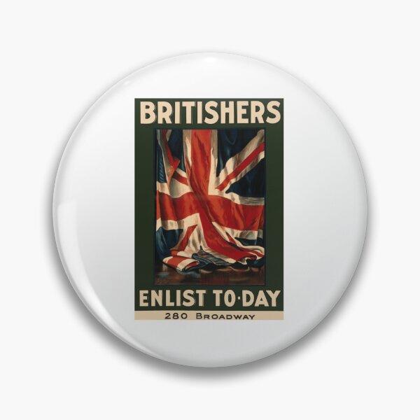 Item preview, Britishers - Enlist Today designed and sold by vintagerepros.