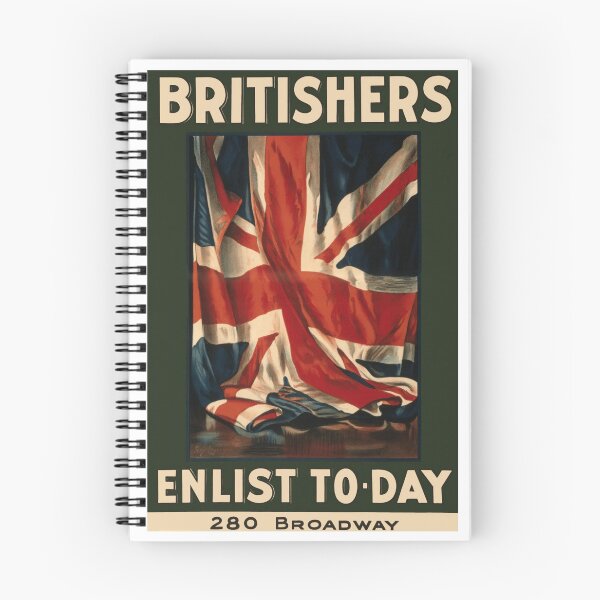 Item preview, Britishers - Enlist Today designed and sold by vintagerepros.