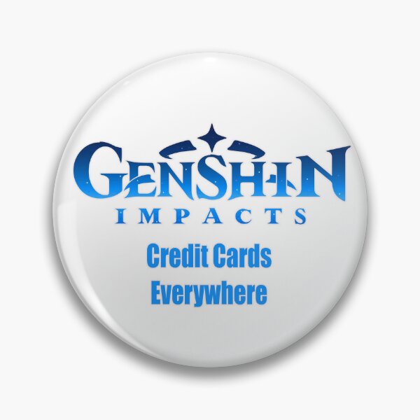 Item preview, Genshin Impacts your credit card designed and sold by Ashkerdoodles.
