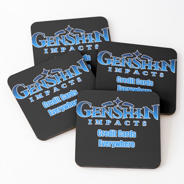 Item preview, Genshin Impacts your credit card designed and sold by Ashkerdoodles.